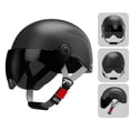 thumbnail image 2 of Casco de motocicleta Casco de ciclismo para adultos Hombres Mujeres Ciclismo Desplazamientos Negro, 2 of 8