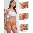 thumbnail image 5 of Buankoxy No Show Underwear for Women Seamless Briefs Mid-waist Soft No Panty Lines 5 Pack Size 7, 5 of 9