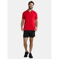 thumbnail image 2 of Athletic Works Men's and Big and Tall Men's Active Mesh Polo Shirt, Size XS-5XL, 2 of 5