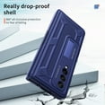 thumbnail image 6 of Dteck for Samsung Galaxy Z Fold 3 Stand Case, Built-in Kickstand Shockproof Protection Cover Case for Samsung Galaxy Z Fold 3 5G 2021,,Blue, 6 of 7
