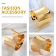 thumbnail image 3 of FESTFENDS 2 Pcs Bracelets Manchettes Femmes Couleurs Assorties Alliage Ouverture Réglable Style Rue Occasions Formelles, 3 of 8
