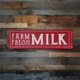 thumbnail image 3 of Concentrima Milk'  Metal Tin Bar Sign, Decorative Wall Art Signage Primitive Farmhouse Country Kitchen Home Décor, 13.75" X 5", 3 of 9