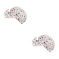 thumbnail image 1 of Toystoory Gorros de ducha Estampado de flores Banda elástica impermeable Cubierta de lazo Gorro de baño Accesorios de salón de baño Punto gris rosa punto gris rosa 2piezas Toystoory CBP375367, 1 of 6