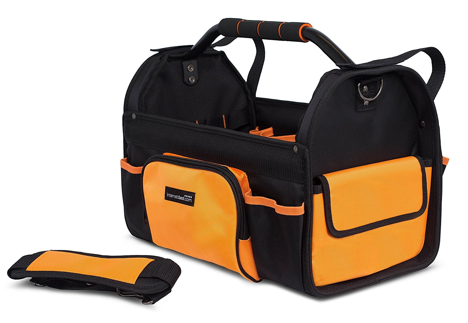 Internet's Best 17 inch Open Top Tool Bag with Rigid Frame - Walmart ...