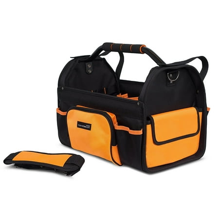 Internet's Best 17 inch Open Top Tool Bag with Rigid (Best Rated Tool Chest)