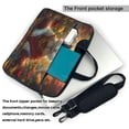 thumbnail image 2 of Lsque Sunshine Flower Meditating Cat Pattern Laptop Bag – Portable & Slim Single-Shoulder Computer Case with Adjustable Strap, Protective, Lightweight for 13”/14”/15.6” Laptops, 2 of 8