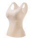 thumbnail image 2 of Ropa interior térmica Tops de moda para mujer de invierno sin mangas de cuello redondo cómodas camisetas sin mangas lisas regulares blusa de poliéster para mujer, 2 of 6