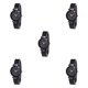thumbnail image 3 of Jumpingount Reloj de cuarzo con esfera de estrella Reloj de de metal de cuarzo analógico casual clásico para mujer con correa de acero Type2 NO2, 3 of 6