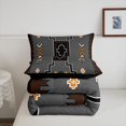 thumbnail image 5 of Erosebridal Hippie Boho Aztec Bedding Sets King with Comforter,Geometric Duvet Insert,Tribal Bedroom Decor,Reversible, 5 of 7