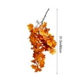 thumbnail image 3 of Kdkad Fall Maple Leaf Vine Garland, Halloween Garland - 31.5 Inch Thanksgiving Wall Hanging with Hanger Hooks for Tables, Outdoor Yard & Garden Home Harvest Decor, 3 of 6