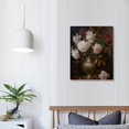 thumbnail image 4 of ARISTURING Vintage Floral Framed Wall Art, Flower Paintings Decor Aesthetic, Canvas Print Artwork, Still Life Retro Wall Pictures for Bedroom Living Room, 16x20 in, 4 of 5