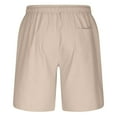 thumbnail image 5 of Men's Shorts Summer Quick Dry Lightweight Elastic Waist Drawstring Short Pants Casual Lounge Beach Shorts for Vacation, 5 of 7