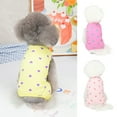 thumbnail image 2 of All-Season Love Heart Dog Jumpsuit - Breathable Comfy Four-Legged Pajamas for Small Dogs at Home, 2 of 8