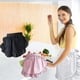 thumbnail image 5 of Delantal de cintura para cocina, restaurante, 100 % algodón, delantal de bistró con bolsillos para niñas y mujeres, 5 of 5
