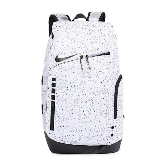 NIKES NIKES large capacity backpack basketball elite air cushion backpack travel bag training leisure sports bag fitness Black rose red