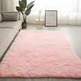 thumbnail image 5 of Pink Rug, Bedside Preppy Dorm Area Rug, College Essentials Non Slip Small Carpets for Bedroom, Anti Slip Fluffy Living Room Rugs Home Decor Aesthetic, Nursery (Pink), 5 of 10