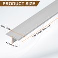 thumbnail image 2 of 2.9Ft x 0.39" T-Molding Floor Transition Strips, Flat Divider Strip, Gray, 2 of 6
