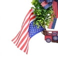 thumbnail image 6 of Inevnen 4th of July Patriotic Wreaths for Front Door, Handcrafted American Flag Wreath for Memorial, 6 of 7