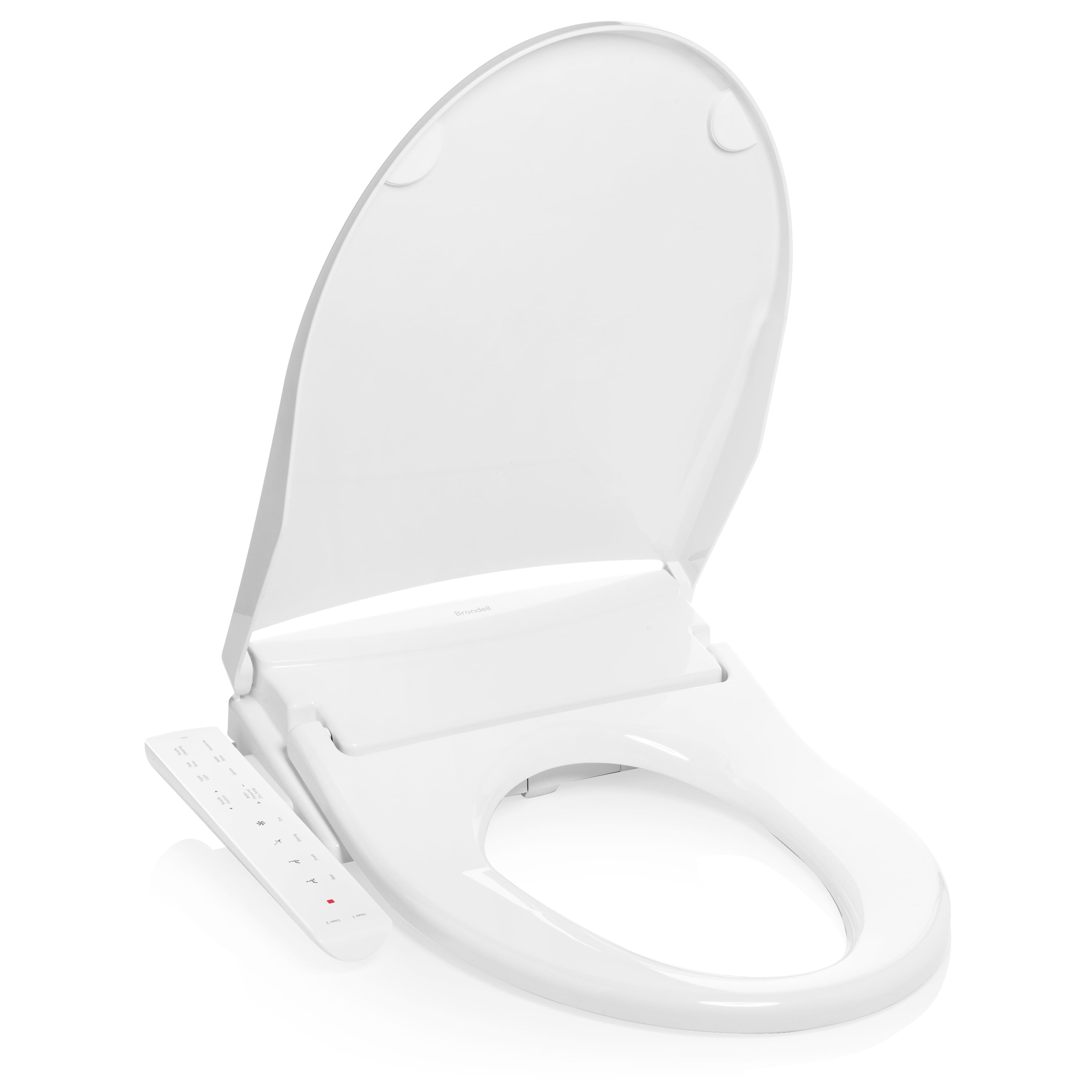 Brondell Swash Thinline T22 Luxury Bidet Toilet Seat with Side Arm Control, Elongated White
