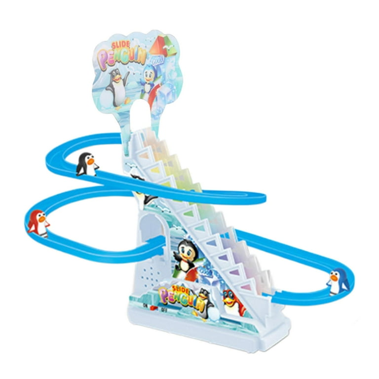 Penguin climbing store stairs toy