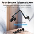 thumbnail image 4 of Soporte de pared para cámara ULANZI ZJ04 Magic Arm de 70 cm con cabeza esférica de 1/4, 4 of 9