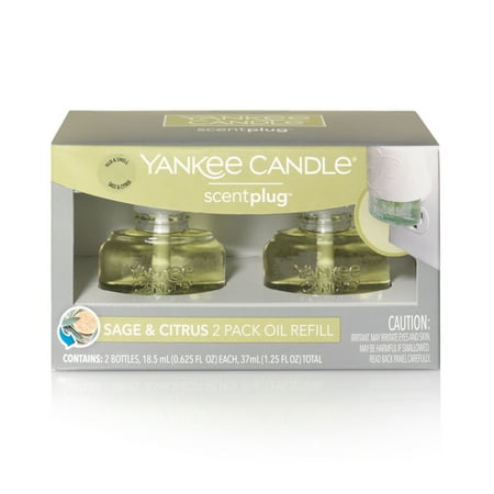 citrus sage scentplug pack yankee refill candle