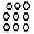 thumbnail image 4 of Reloj Casio Digital Original W-219hd-1av Color de la correa Plateado Color del bisel Plateado, 4 of 4