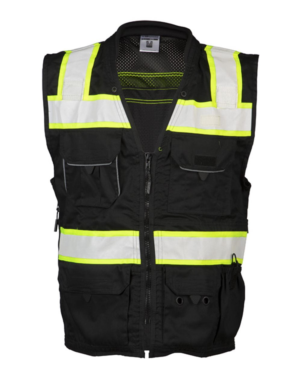 COWBOY LEGEND Mens HI-VIS Mesh Zip Pocket Vest COWBOY LEGEND Mens HI-VIS Mesh Zip Pocket Vest