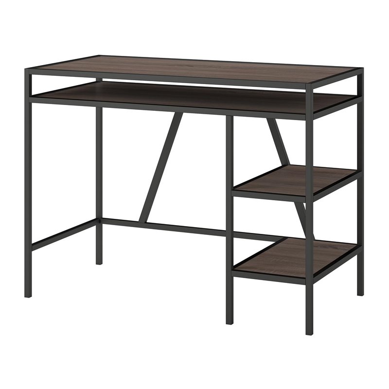 Ameriwood Home Brewer Student Desk in Distressed Gray Oak BrickSeek