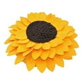 thumbnail image 3 of Sunflower Decorative Throw Pillows, 3D Flower Pillow, Accent Pillow, Sunflower Decorations, Flower-Shaped (14.5" Flower, 13" Pillow with Insert, Sunny), 3 of 3