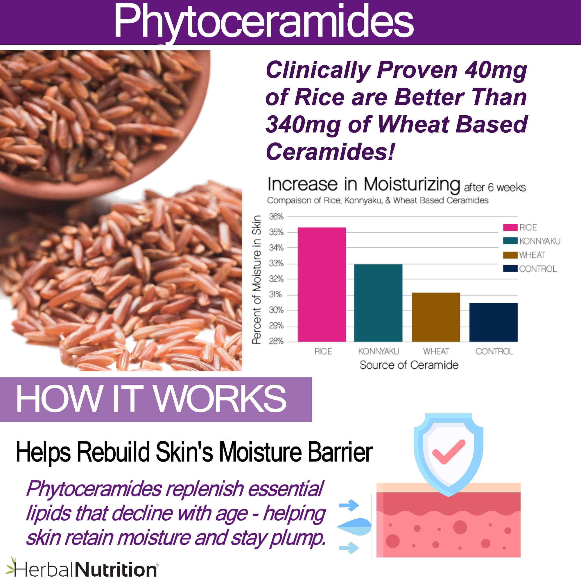 BOGO Sale Phytoceramides From Rice Two 60 Count Bottles Younger Looking Skin!