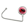 thumbnail image 1 of Black Cat Valentines Heart Rose Petals Love Purse Bag Hanger Holder Hook, 1 of 4
