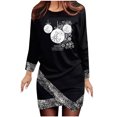thumbnail image 2 of Qiopertar Robe Longue à Col Rond pour Femmes Robe de Soirée Décontractée en Solde à Moins de 5$ en Solde Accès Anticipé, 2 of 5
