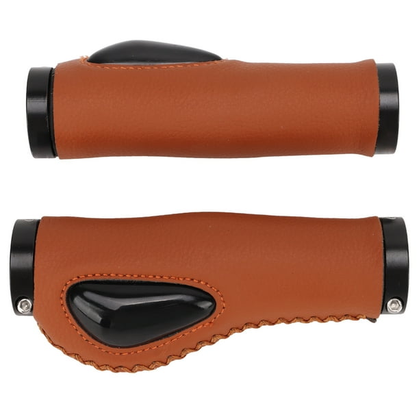 Leather Bike Grips Artificial Leather Bicycle Grips Leather Handlebar Cover Leather Bike Handlebar Grips Top Tier Quality Walmart