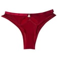 thumbnail image 5 of HOMBOM Cheeky Lace Panties for Women Pack Sexy Sexy Breathable Wine Womens Underwear M, 5 of 5