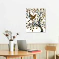 thumbnail image 3 of JRXY  Hummingbird with Branches Leaves Wall Art, Tree Branch Hummingbird Wall Decor Wall Sculpture for Home Garden Fence Yard 16x20 in, 3 of 5