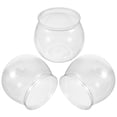 thumbnail image 1 of LIFKOME 3pcs Clear Fish Bowl Round For Fish Enthusiasts Simple Design Home Use, 1 of 8