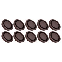 Uxcell Round Vent Cover, Plastic Air Vent for Home Ceiling Wall Duct Cabinet Closet Brown