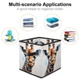 thumbnail image 2 of Toucan Foldable Organizer Bins Storage Containers Storage Bin with Handle, 10.8"x10.5"x10.6", Large Capacity, 2 of 6