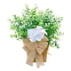 thumbnail image 1 of Cesta colgante de hortensias artificiales con cesta de ratán, guirnalda decorativa de primavera/verano para puerta principal, entrada, decoración del hogar interior o exterior., 1 of 8