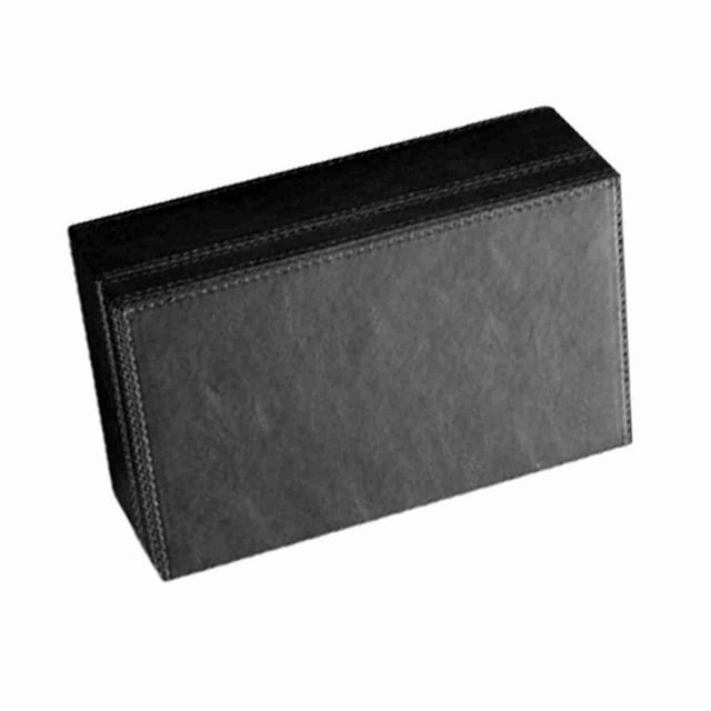 Key Faraday Box, Leather RFID Signal Blocking Shield Box, Signal Blocker, Anti-Theft Signal Blocking Cage for Car Key Fob Phone Light Grey