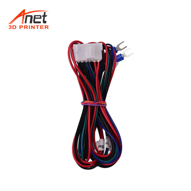 Anet Hotbed Wire(20AWG) Heatbed Heated Bed Wire Line Cable for Anet A8 Plus 3D Printer Upgrade Suppliers Accessories Length 90cm / 35.4inch - Walmart.com
