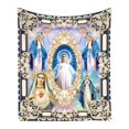 2pack LuClweCe Halloween Sale Blanket,Virgin Mary Blanket Microfiber