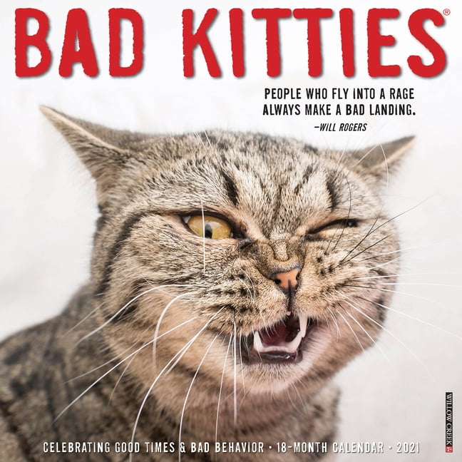 Bad Kitties 2021 Wall Calendar (Other) - Walmart.com - Walmart.com