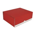 thumbnail image 2 of Caja de colección de cartas de mazo con cierre de piel sintética resistente al agua y versátil. Rojo, 2 of 9