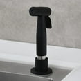 thumbnail image 2 of Ciencia Juego De Rociador Lateral Para Fregadero De Cocina, Cabezal Rociador Extraíble De Acero Inoxidable Con Manguera Y Soporte, Negro Ws030Cf, 2 of 5