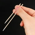 thumbnail image 4 of 100 Pack Cotton Swab Useful Creative Multi-functional Wooden Makeup Tools Professional Beauty Cleaning Rods for Women Girls Lady 15cm, 4 of 5