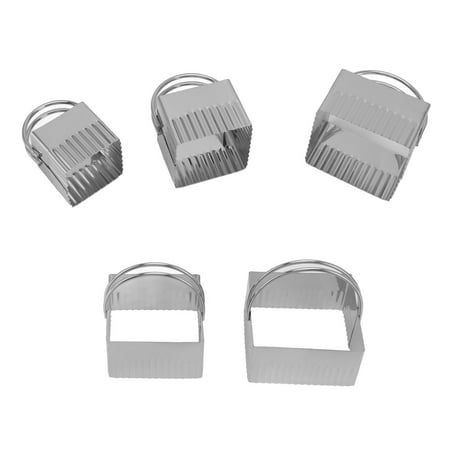 

Mould Cutter Set Non Corroding Widely Used 5 Pcs For Baking Quadrate Heart Flower