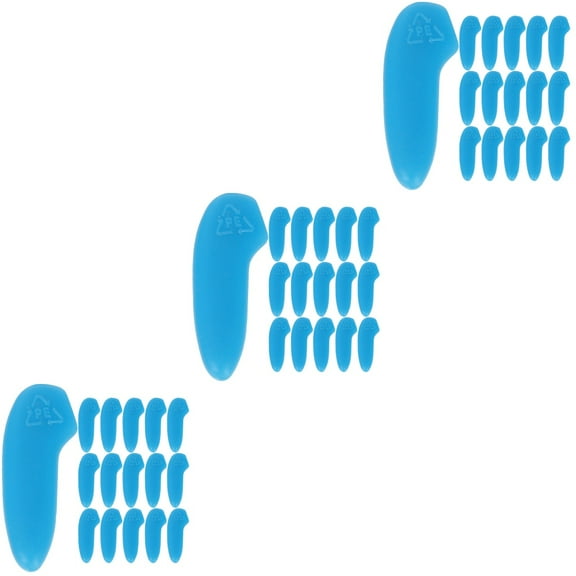 3 PCS Tip Set Chef Knife Kitchen Knives Household Gadgets Chefs Child Blue