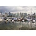 thumbnail image 2 of Sailboats reflected in Coal Harbour; Vancouver, British Columbia, Canada Poster Print (19 x 12), 2 of 2